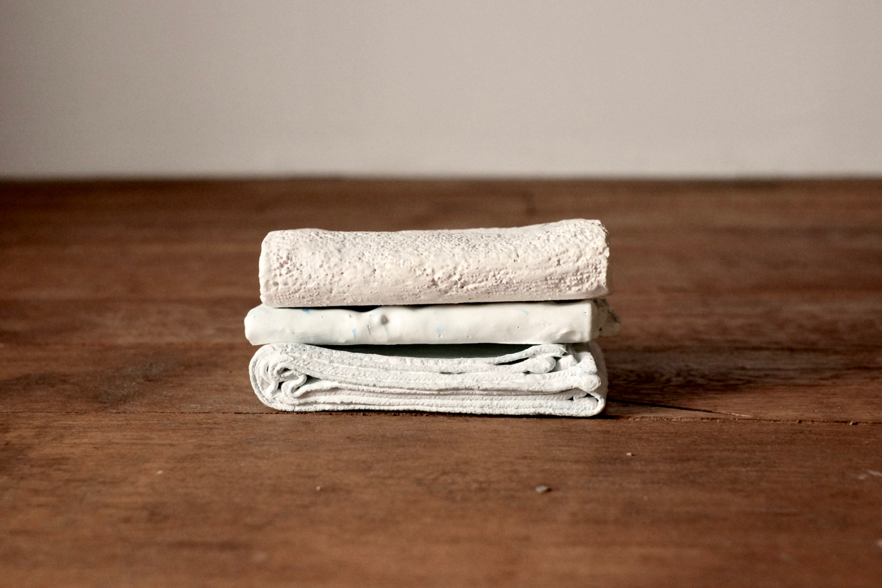 Cloth, plaster, 20 x 10 x 7cm