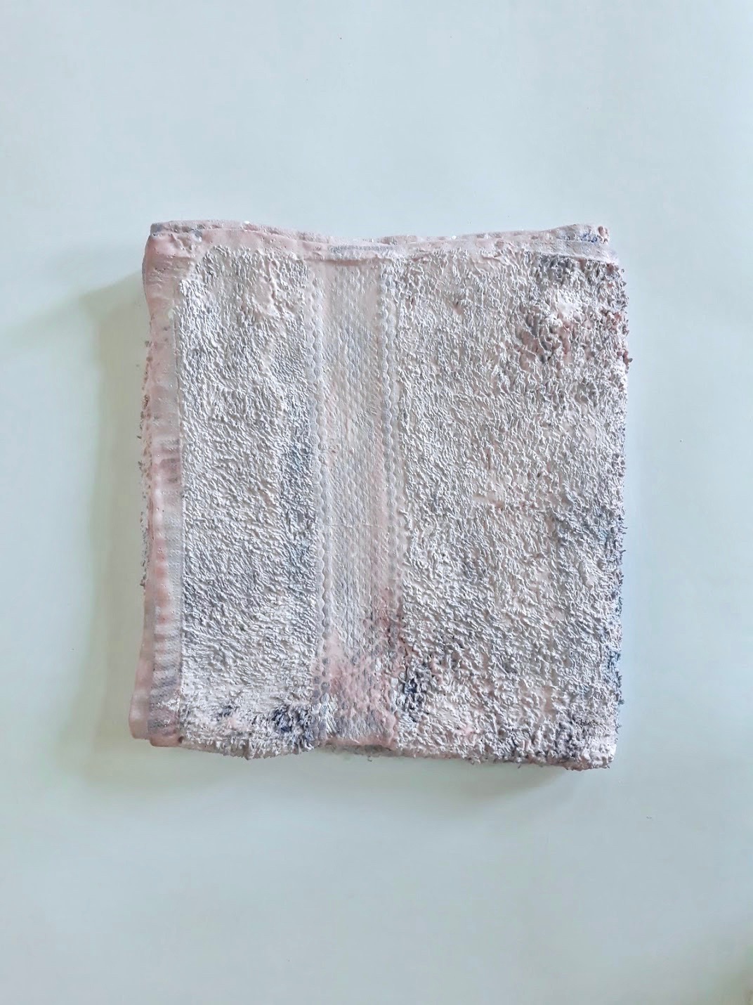 Tea towel, frame, 40 x 40 cm