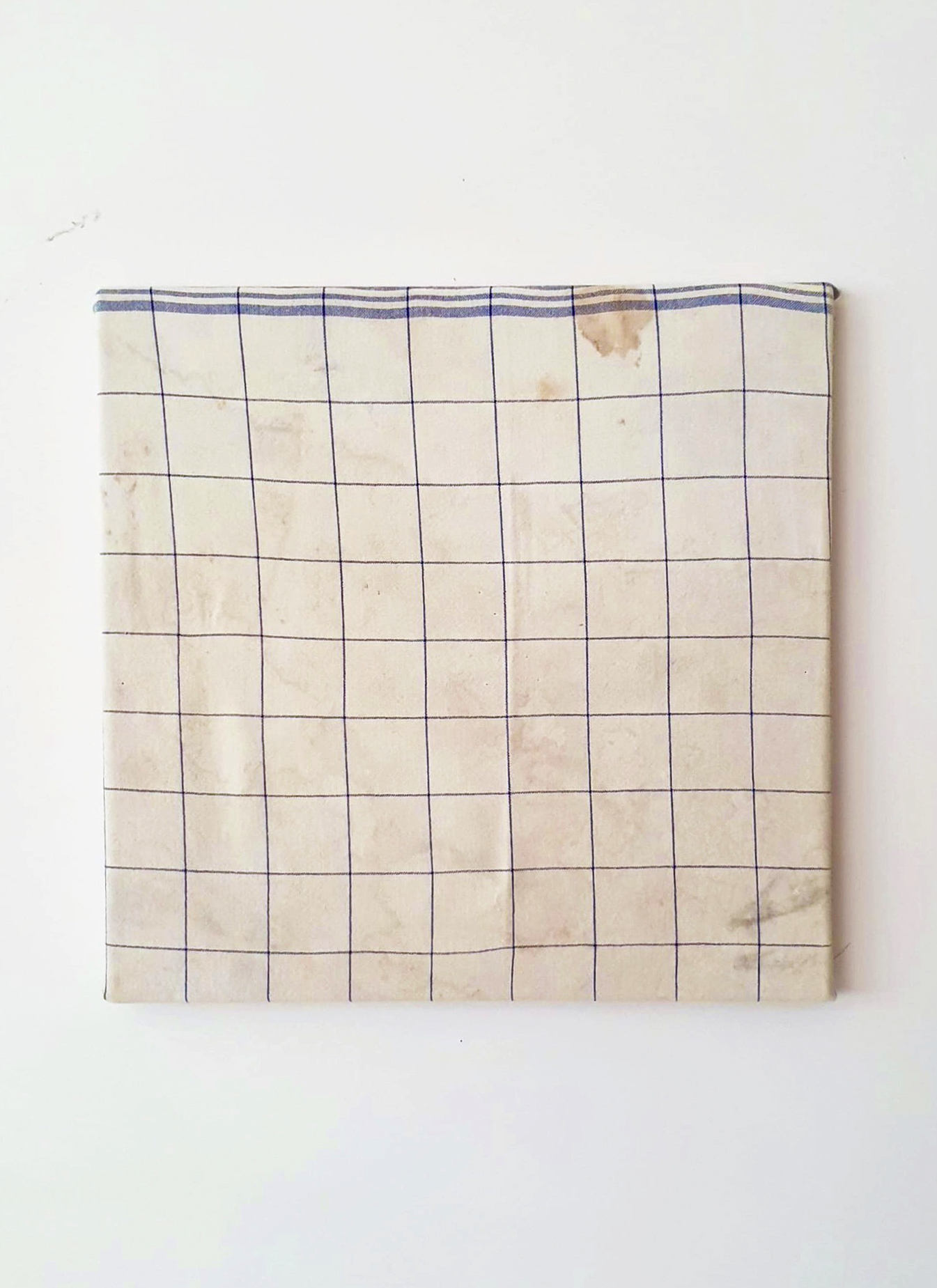 Tea towel, frame, 40 x 40 cm